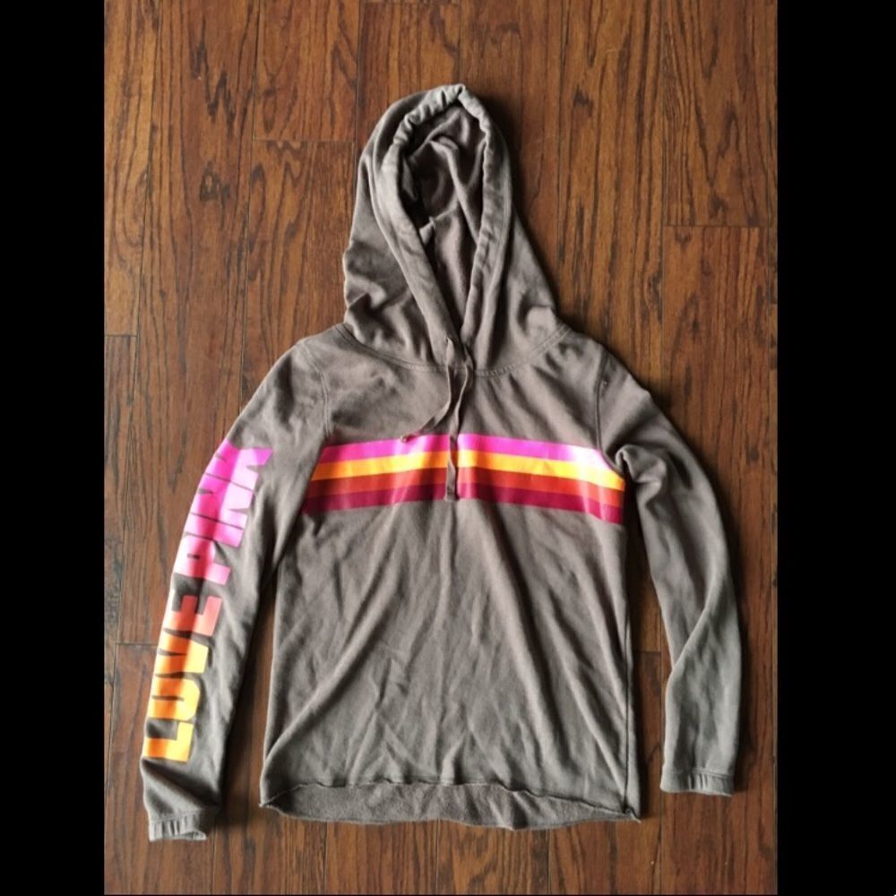 VS Pink hooded sweatshirt. Sz XS